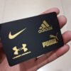 Golden matelic Black matte nfc business card