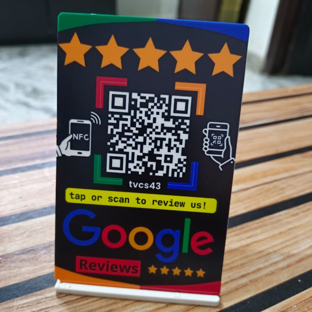 nfc-qr-standee-google-review