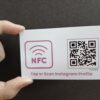 nfc instagram card