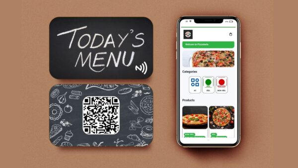 nfc menu card