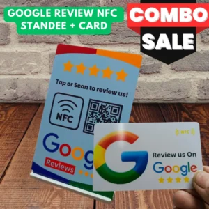 google review nfc standee card